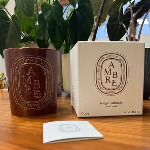 Diptyque Ambre 600g 21.2oz 3 Wick Candle BNIB